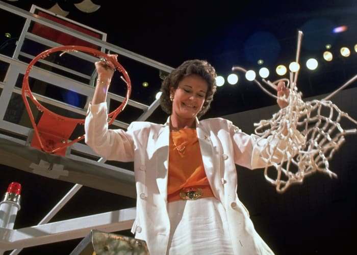 1997 NCAA Women’s Basketball: Final Four Championship Tennessee head coach Pat Summitt